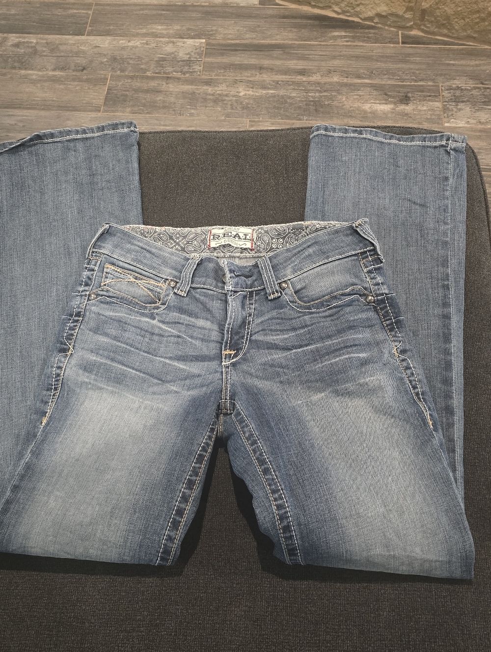 Ariat Women's Faded Blue Bootcut Jeans